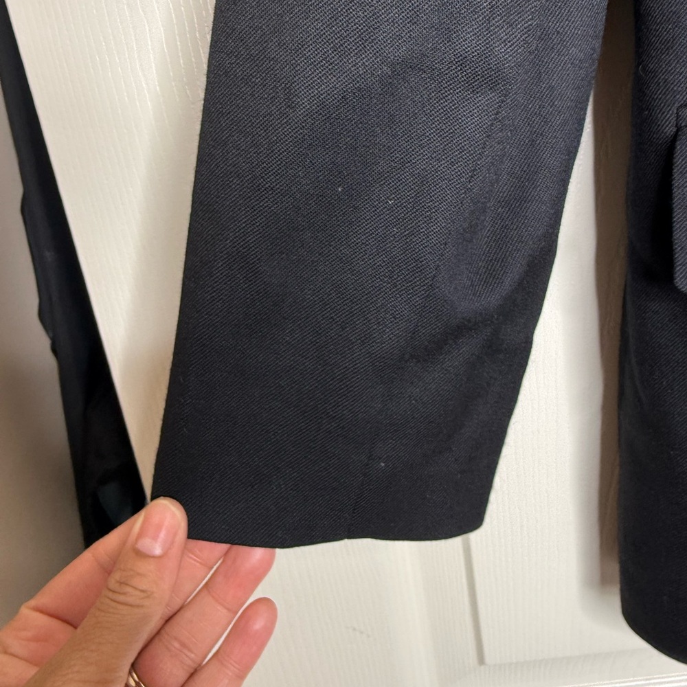 Pendleton Womens Black Virgin Wool Blazer Tailore… - image 3